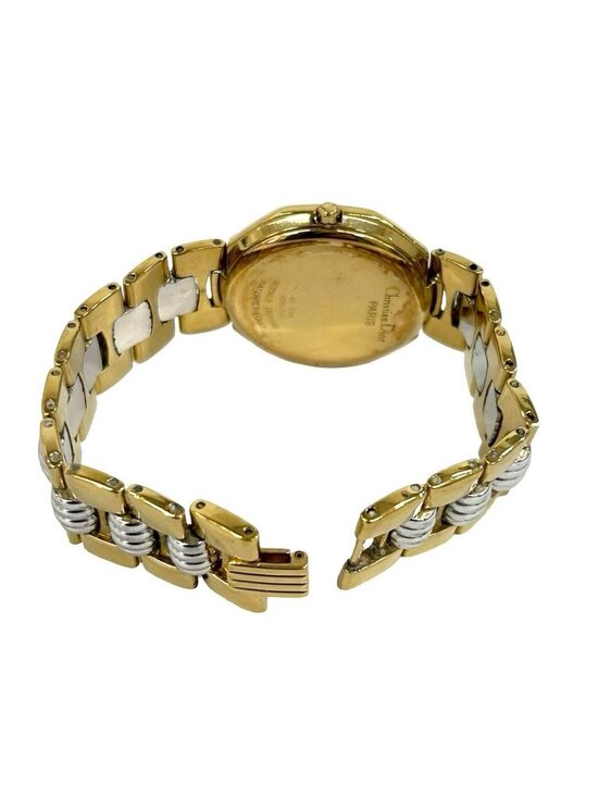 Dior Vintage Octagon Stainless Steel Quartz Watch Wrist Gold main image 6